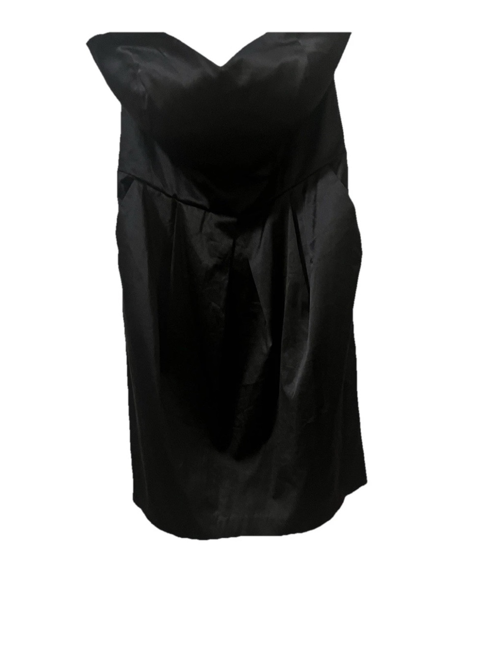 Candies strapless little black mini dress juniors Sz 9 WithPockets